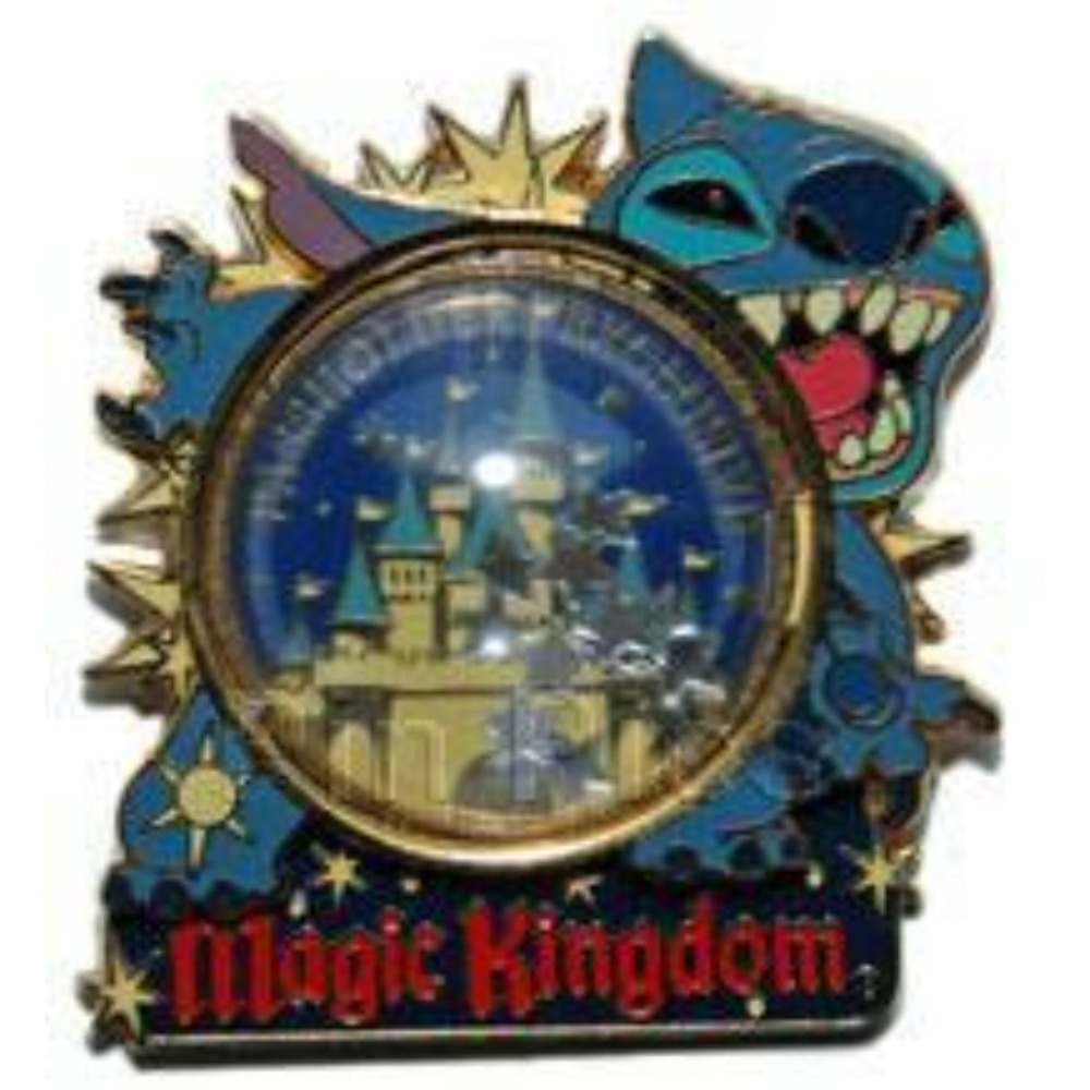 Disney Pin Stitch castle stars 36705 WDW Annual Passholder Magic Kingdom 2005 LE